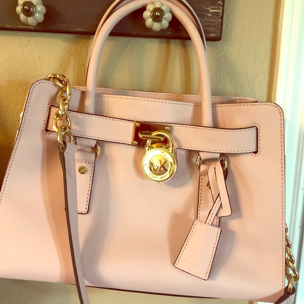 MICHAEL Michael Kors Hamilton handbag purse pink